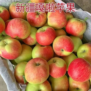 正宗一级新疆嘎啦苹果当季新鲜现摘孕妇酸甜小苹果整箱顺丰包邮