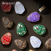 易色 迷你小粉扑合集 粉底腮红膏粉饼底妆棉花糖NBR锅包肉美妆