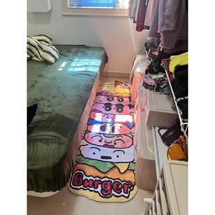 蜡笔小新卧室地垫床边毯沙发客厅儿童房间氛围感可爱卡通新款