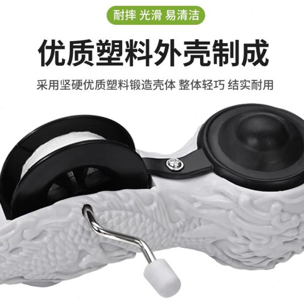 木工工具线 专用画器手潢建筑大号墨斗工地 手摇线线划墨斗卷放装