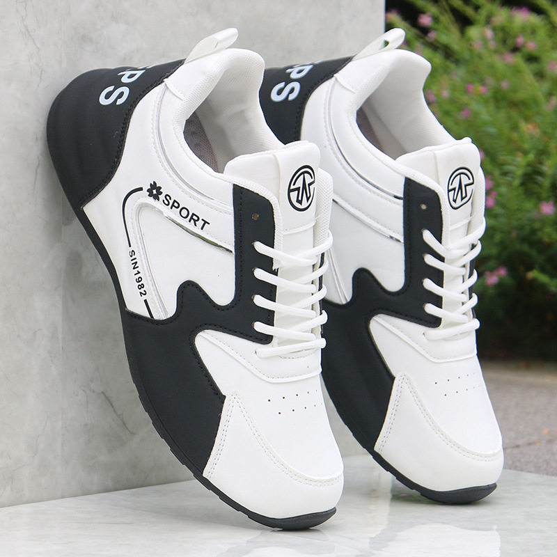 2025秋冬新款轻便皮面防水运动鞋软底耐磨跑步鞋休闲鞋,流行男鞋,单鞋,淘宝优惠券,粉丝福利购,淘宝优惠卷