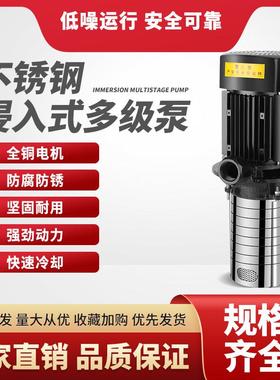 CDL浸入式多级离心泵立式水泵加工中心冷却泵三相高压数控机床泵