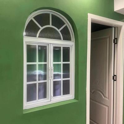 现货法式覆古窗户隔断铁艺玻璃老式钢窗拱形老洋房室内门窗平开