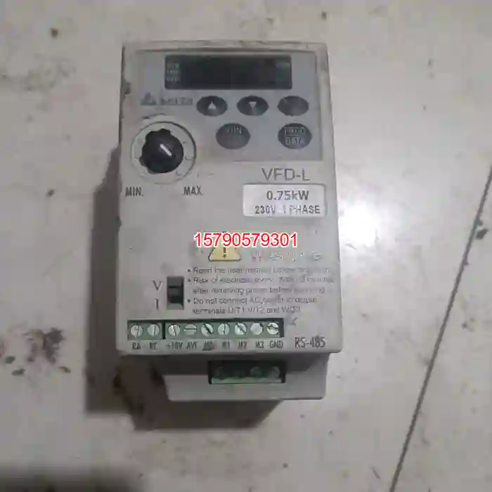 议价台达变频器VFD007L21A，支持0.75KW，230