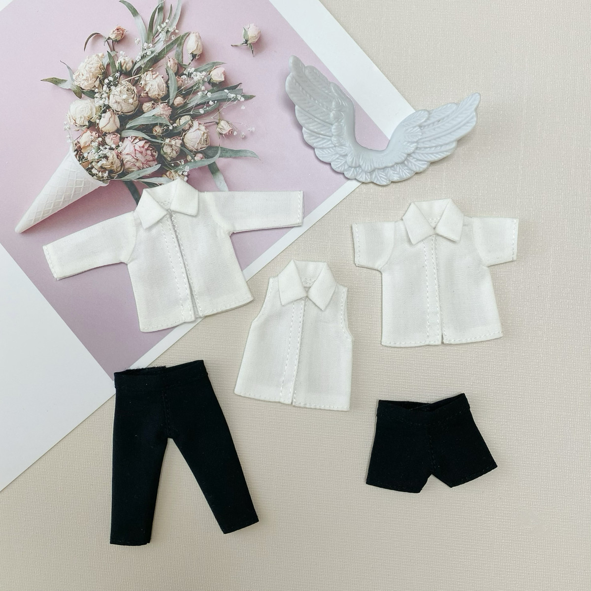 【12分】白衬衫西装裤/ob11娃衣p9p10uf妖精d阿巳gsc粘土人