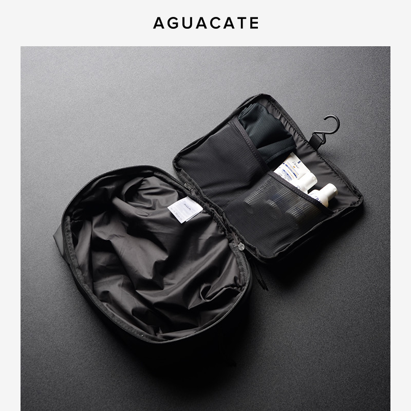 AGUACATE洗漱包干湿分离男女便携出差旅游套衣物鞋履收纳包化妆包
