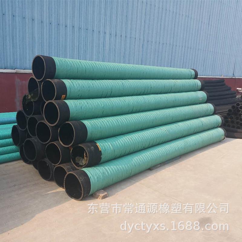 橡胶管吸水吸沙橡胶钢丝管农业灌溉用管厂家批发黑胶管钢丝