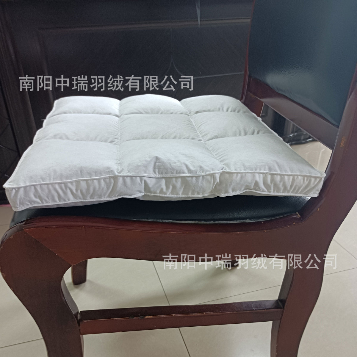 软羽毛垫坐垫厚实沙发垫木椅子餐椅垫办公室屁股垫子学生凳子软垫图片