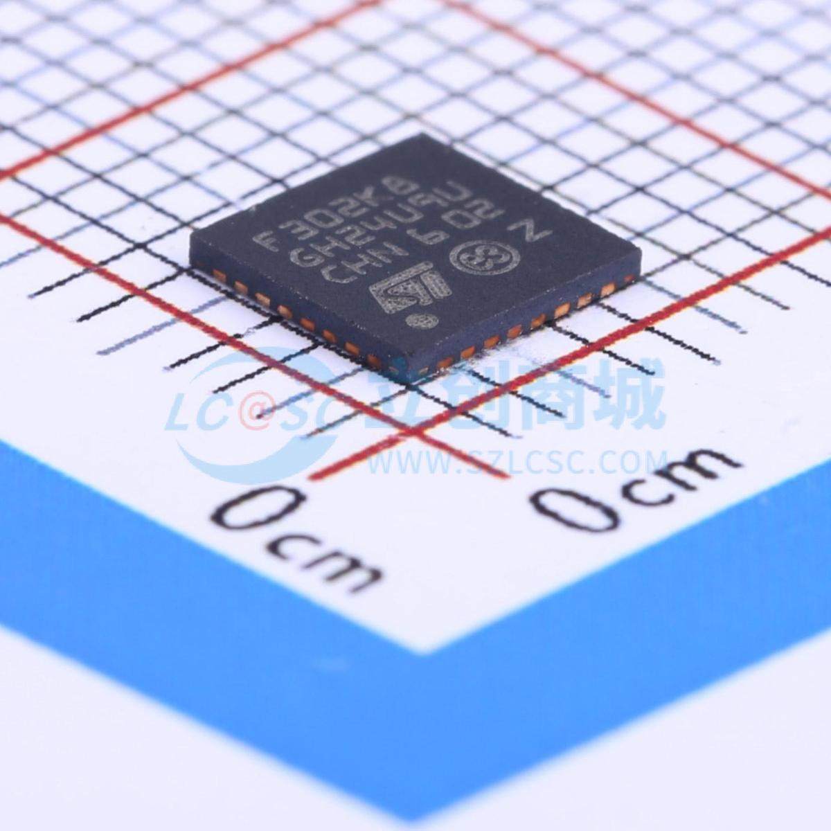 单片机(MCU/MPU/SOC) STM32F302K8U6 UFQFPN-32(5x5) 电子元器件