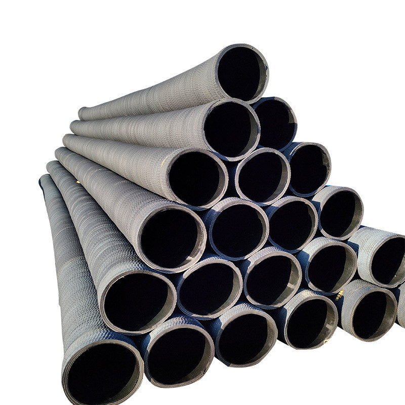 新款吸排水钢丝输水黑色橡胶高压胶管大口径加厚橡胶管胶管胶管