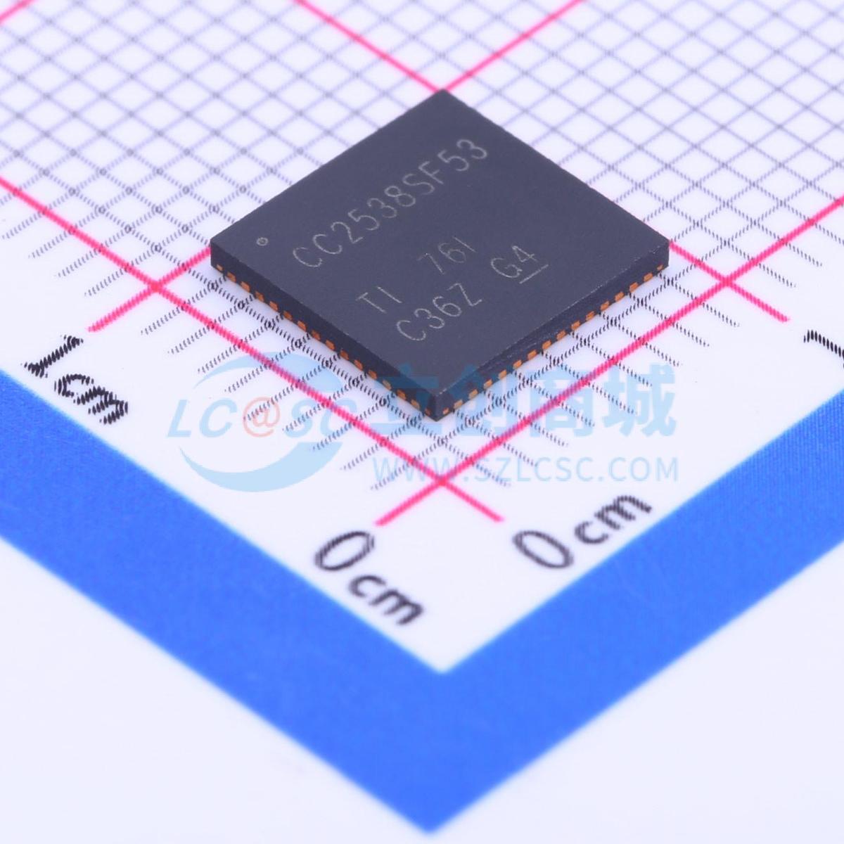 无线收发芯片 CC2538SF53RTQT QFN-56-EP(8x8) 电子元器件配单