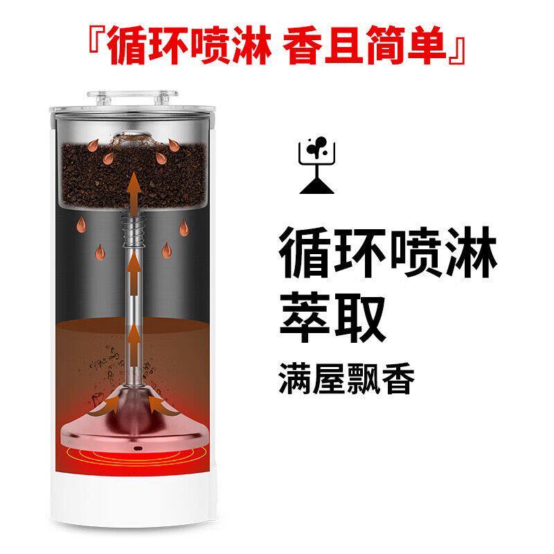 一人煮咖啡壶办公室旅行出差美式便携式多功能烧水小型煮咖啡神器