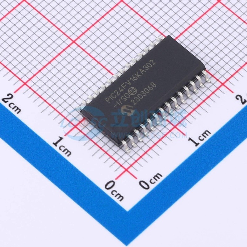 单片机(MCU/MPU/SOC) PIC24FV16KA302-I/SO SOIC-28 MICROCHIP(美