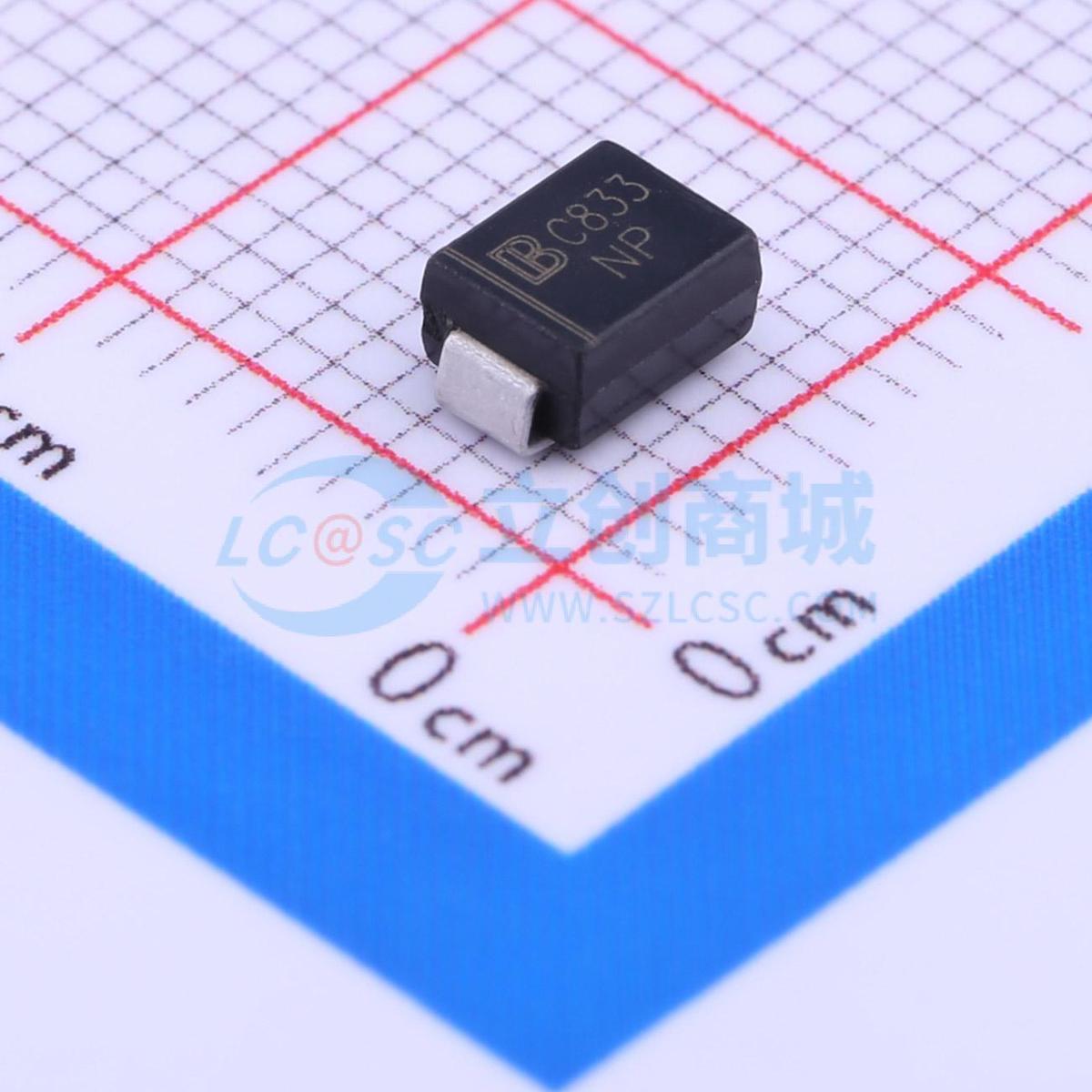 TVS/ESD管 SMBJ70A/TR13 SMB(DO-214AA) 70V 5.3A 君耀