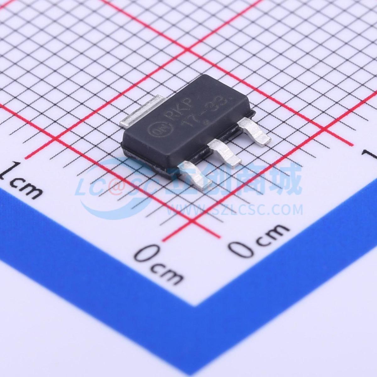 线性稳压器(LDO) NCP1117ST33T3G SOT-223-3 原装 电子元器件配单