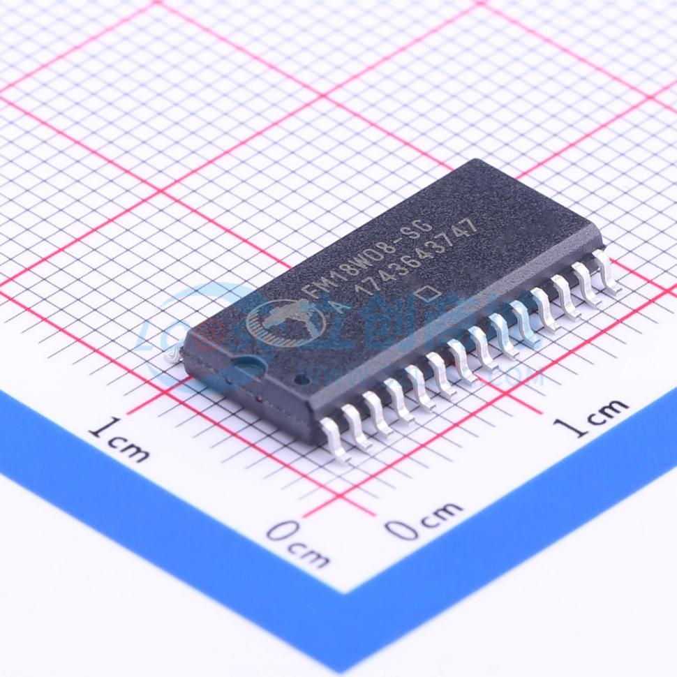 铁电存储器(FRAM) FM18W08-SGTR SOIC-28-300mil 电子元器件配单
