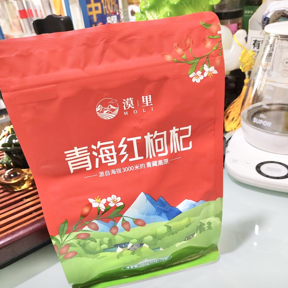 新货漠里优选红枸杞大颗粒精选头茬诺木洪大果颗粒优质枸杞子小包
