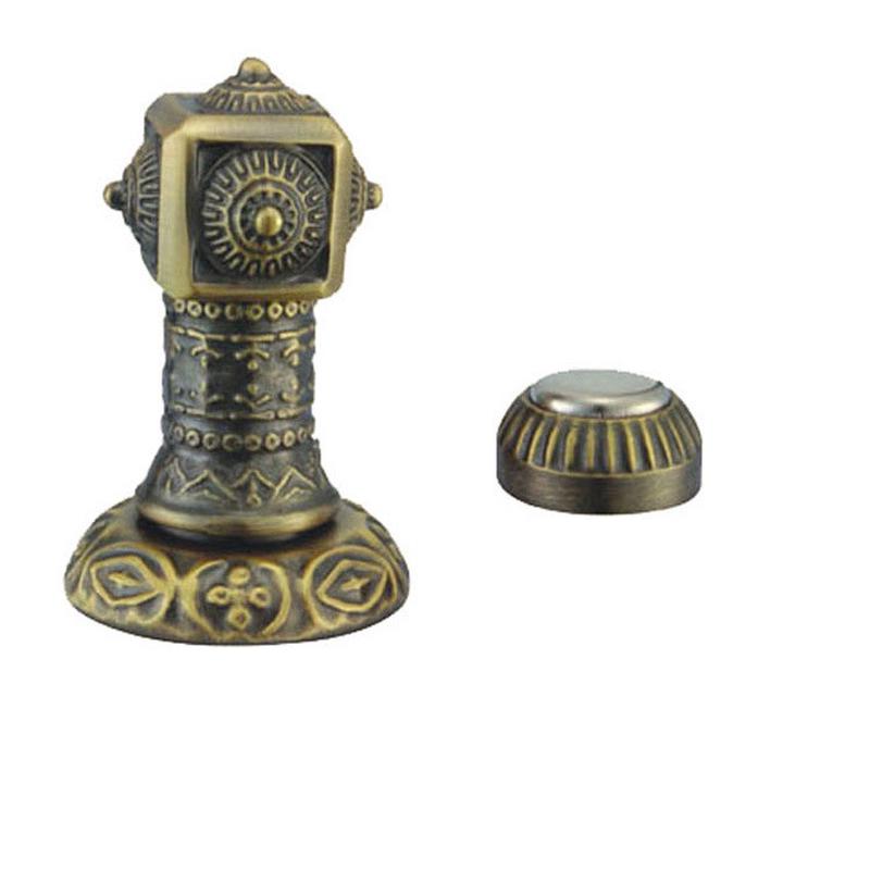 美式欧式墙地两用pvd地吸台湾泰好铜锁纯铜hd 318 rg/acu/门吸