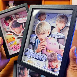 恋与深空3D立体画沈星回祁煜黎深秦彻夏以昼周边动漫手办摆台礼物