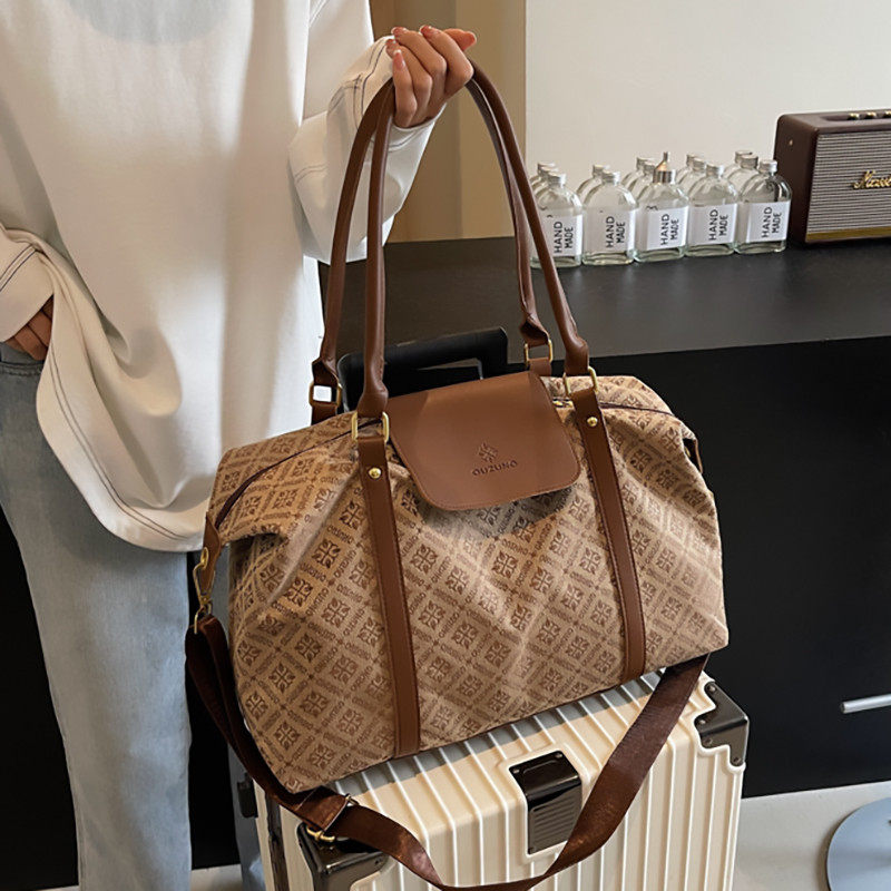 女士外出旅行包时尚大容量旅游行李包干湿分离健身包待产包收纳袋