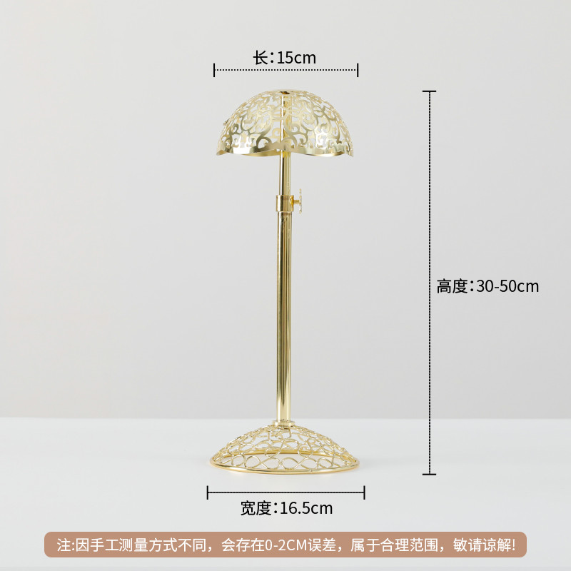 铁艺帽子架展架帽架帽撑服装店帽架家用帽子收纳帽托陈列架帽架-5