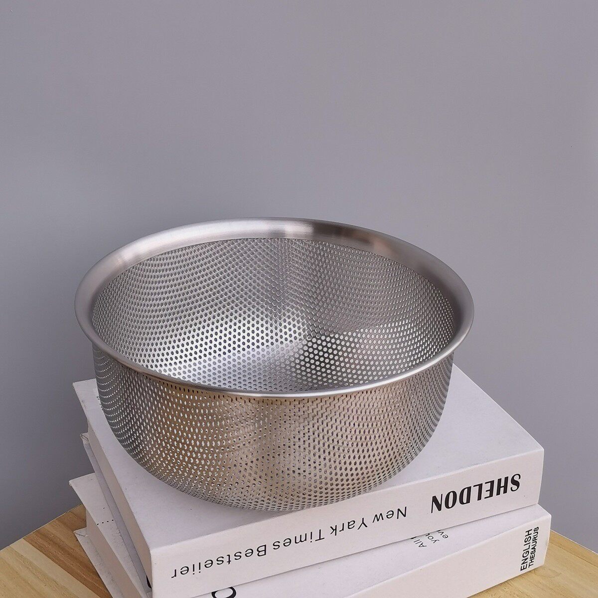 18-10不锈钢套装漏盆洗菜篮加厚沥水篮304家用厨房和面打蛋盆
