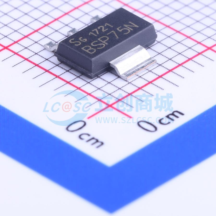 功率电子开关 BSP75N SOT-223-4 原装正品 电子元器件配单