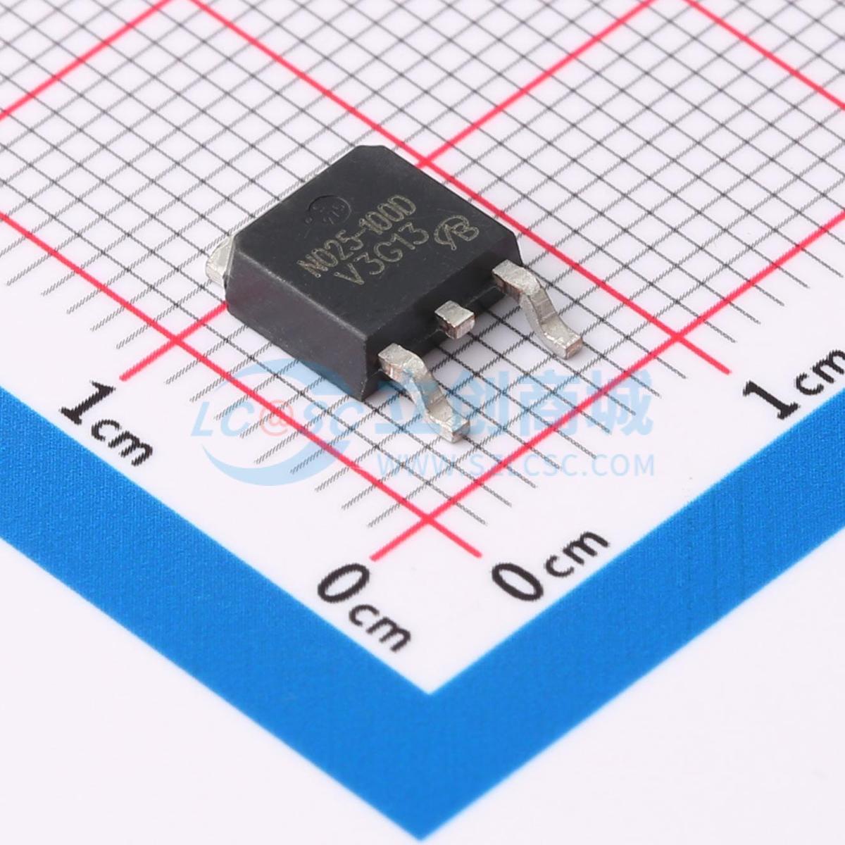 场效应管MOS PSMN025-100D-VB TO-252 100V 45A VBsemi微碧