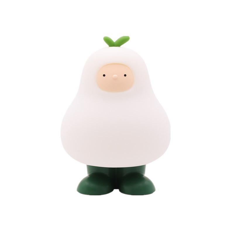 阿小夜灯伴睡硅胶充电梨卧室睡眠床头夜光灯儿童可爱柔光护眼台灯