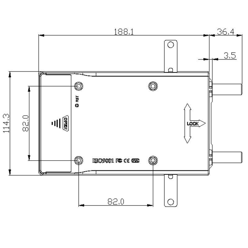 电子密码柜锁密码锁密码锁电子锁把手文件柜档案柜智能锁铁皮柜锁