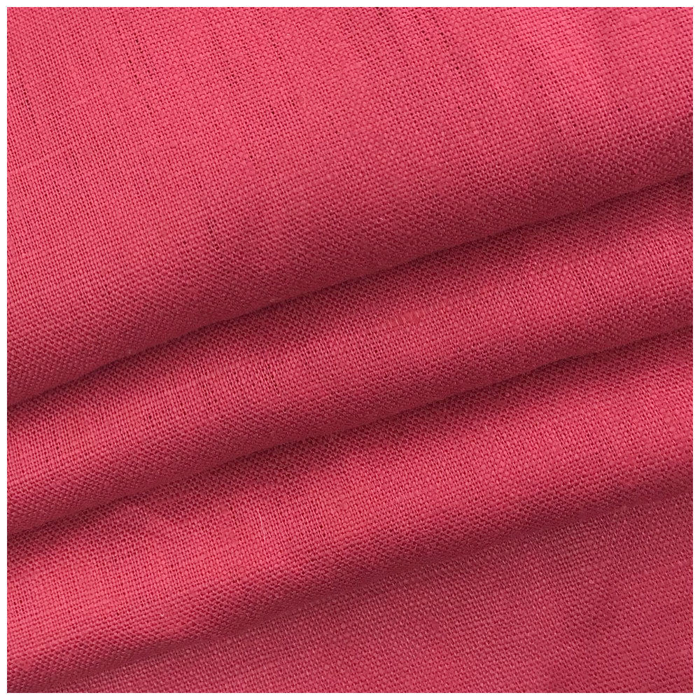 32支麻竹节纯亚麻中国风男装中式服装面料沙发靠垫抱枕亚麻布