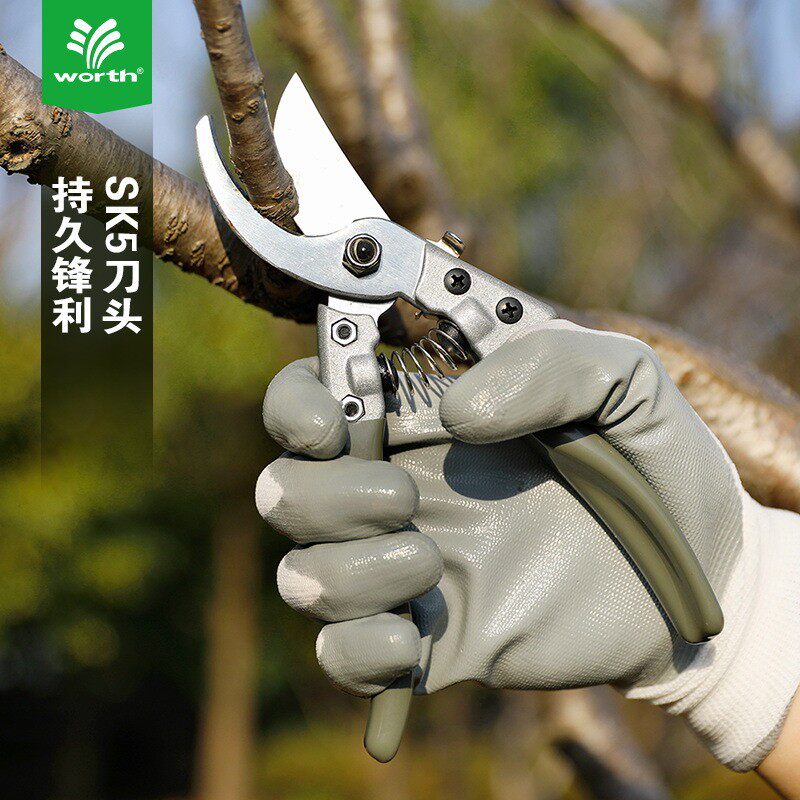 沃剪子worth园艺园林修剪剪树枝工具剪刀施修枝剪粗枝修剪