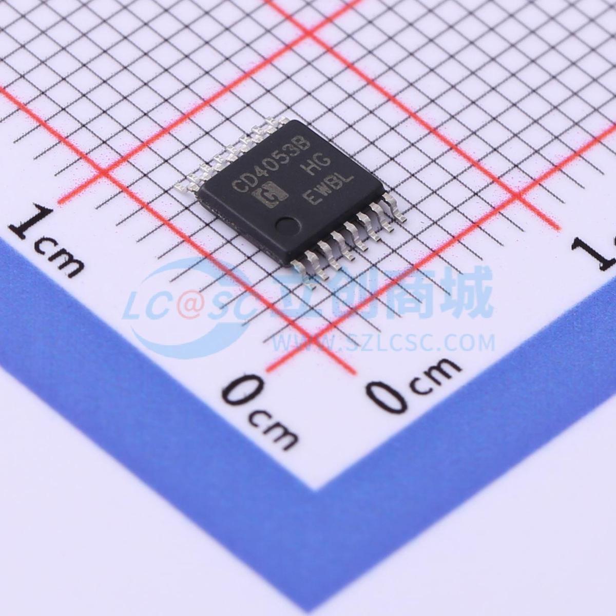 模拟开关/多路复用器 CD4053BMT/TR TSSOP-16 电子元器件配单