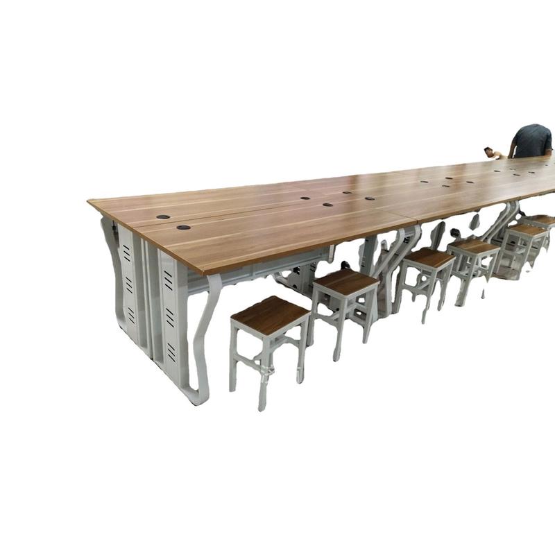 厂家批发机房学校新款微机室语音电教室云机房培训电脑桌