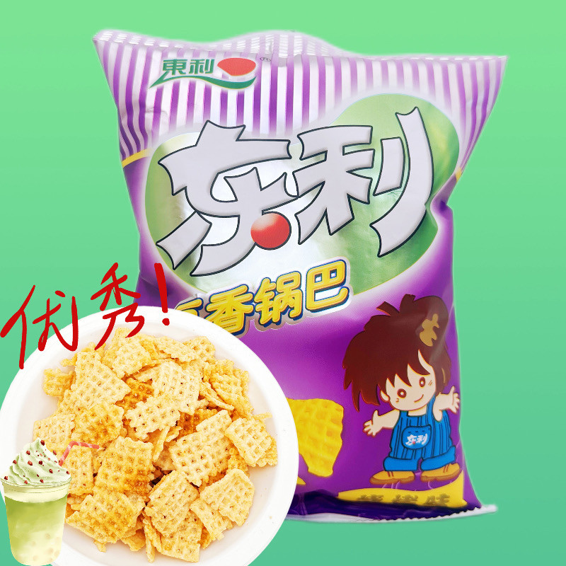东利豆香锅巴90克g整箱包邮山西特产经典怀旧多袋组合大米锅巴