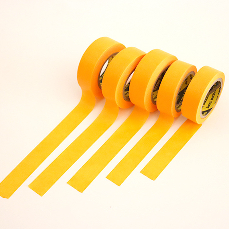 批发高粘和纸胶带家装优喷漆遮蔽分色纸胶带量大价汽修厂家直销
