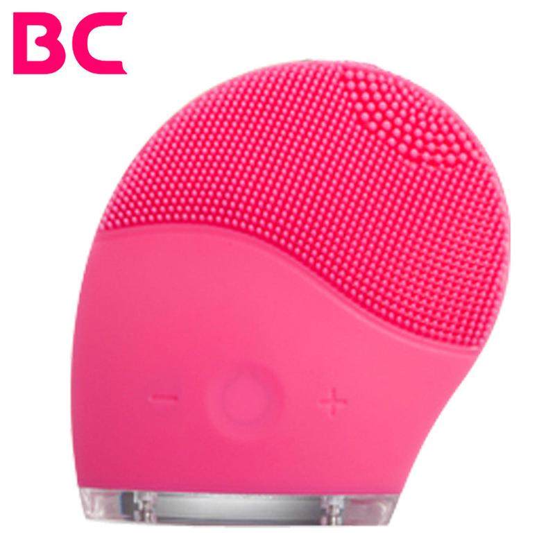 硅胶洁面仪超声波电动清洁洗脸器毛孔清洁吸黑头去粉刺厂家批发