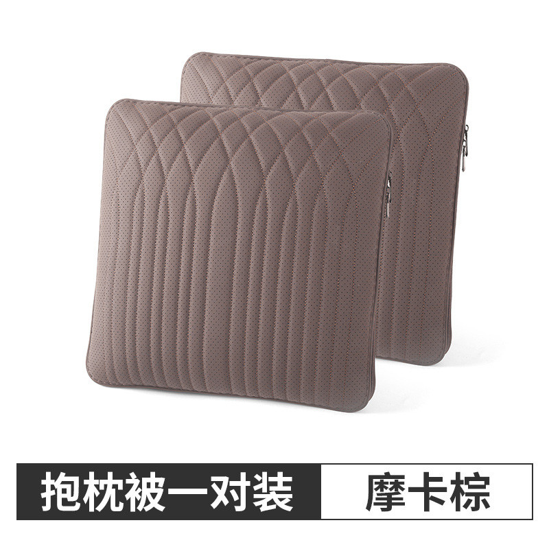 适用腾势n7/n8/d9腰靠抱枕被多功能抱枕空调被三合一汽车用品改装