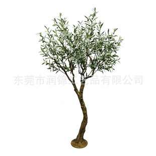 仿真植物油橄榄酒店造景家居装饰热销北欧风橄榄树盆栽