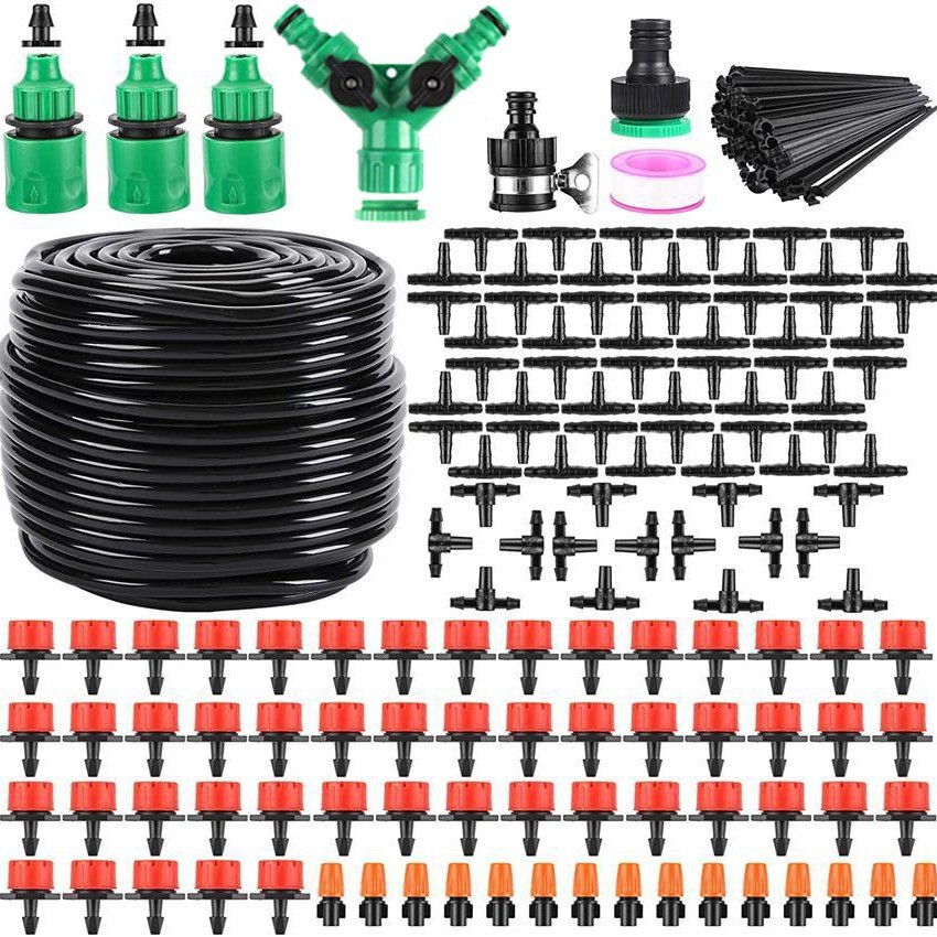 爆套装164ftdiy自动浇花器套装 200pcs50米滴灌款