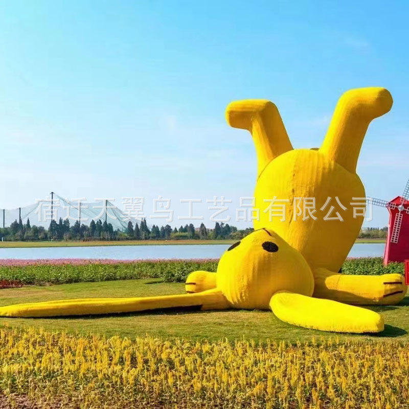 卡通绿雕工艺品摆件景观公园大型动植物公园雕塑源头厂家