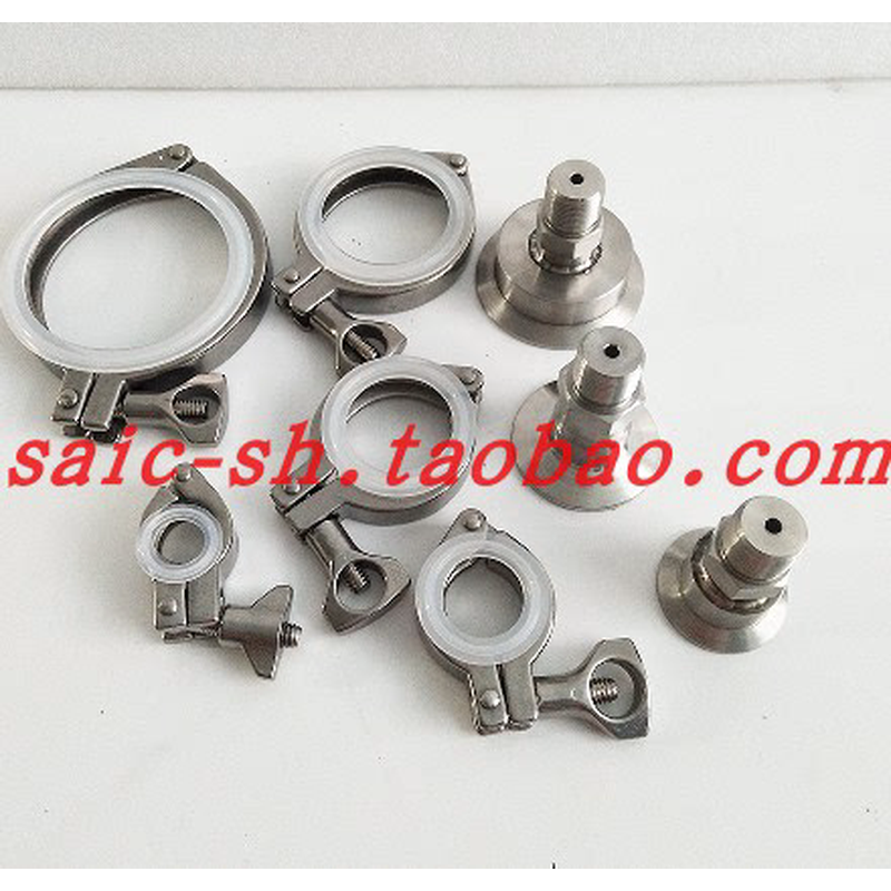 快装卡盘转接头实验室用校验卫生型膜片压力表50.5卡箍式转换接头,五金/工具,压力表,淘宝优惠券,粉丝福利购,淘宝优惠卷