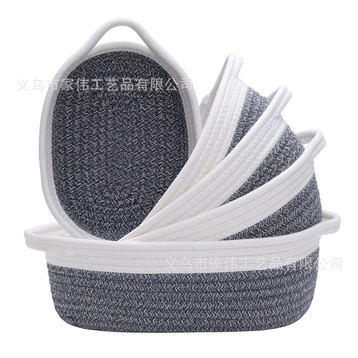 源头厂家编织折叠收纳桌面收纳盒简约脏衣篮质量小型回弹棉