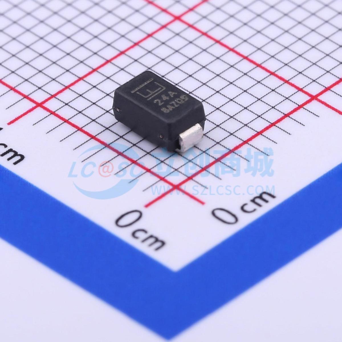 TVS/ESD管 P4SMA24A DO-214AC 20.5V 12.3A Littelfuse力特