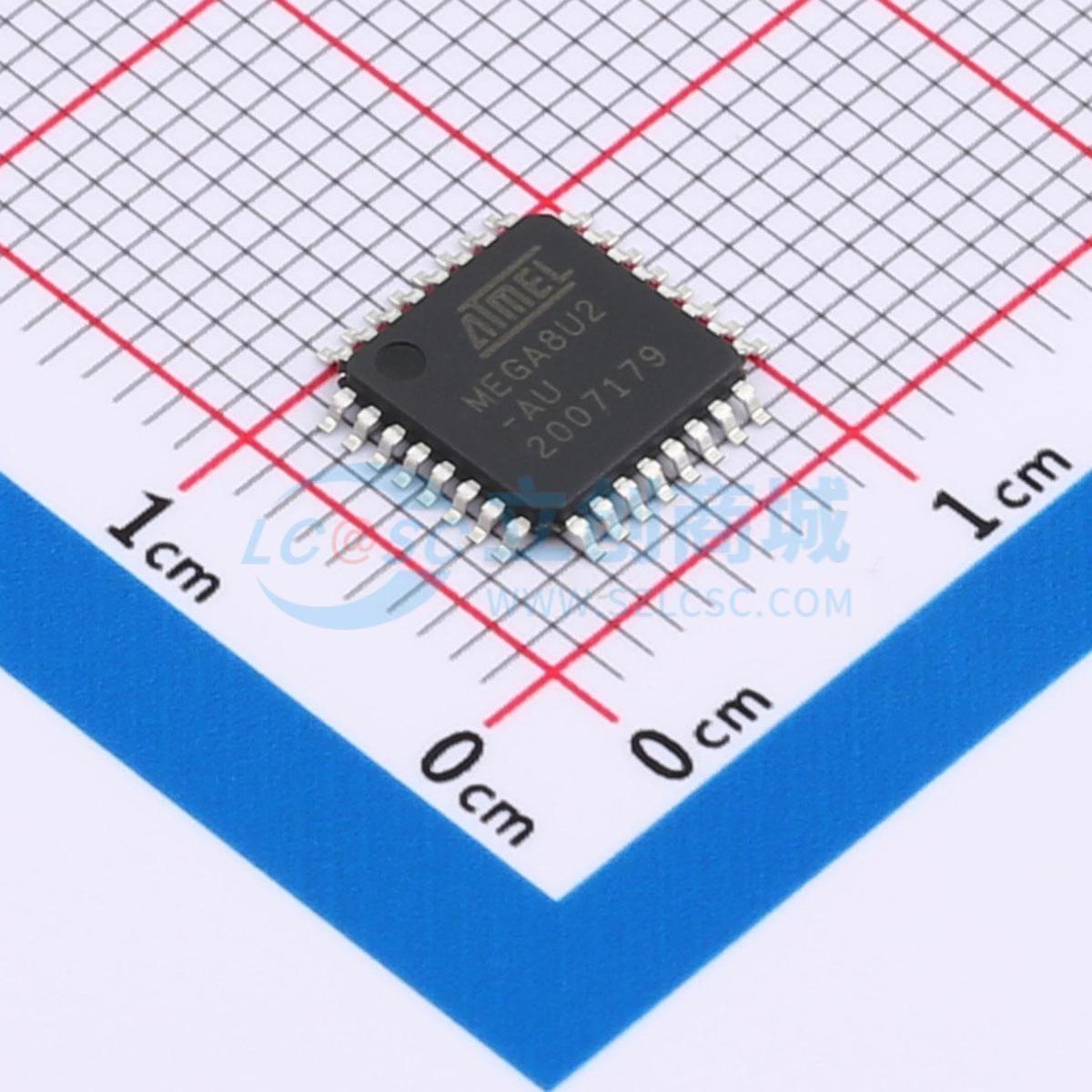 单片机(MCU/MPU/SOC) ATMEGA8U2-AU TQFP-32(7x7) 电子元器件配单