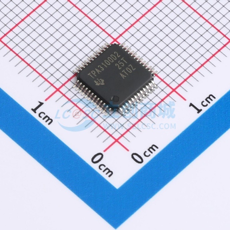 音频功率放大器 TPA3100D2PHP HTQFP-48 TI/德州 电子元器件配单