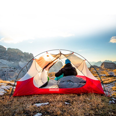 衢州工厂涂硅帐篷便携式双层双人露营登山野餐野营帐篷户外msr