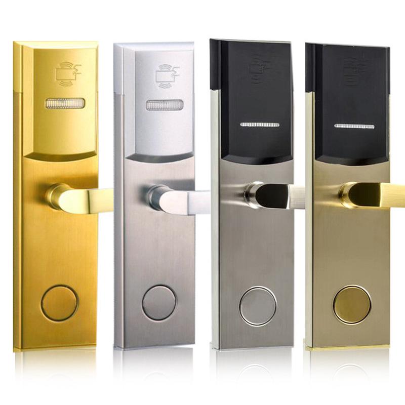 平头智能家用门锁电梯通门锁不锈钢电子锁不锈钢公寓宾馆酒店道门
