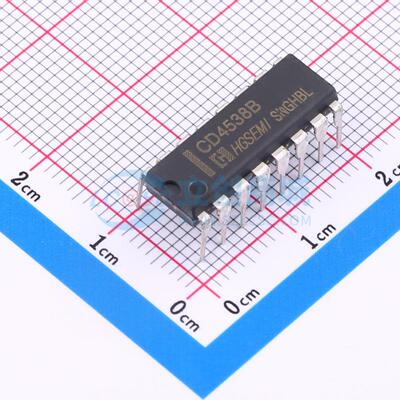 单稳态多谐振荡器 CD4538BE DIP-16 原装正品 电子元器件配单
