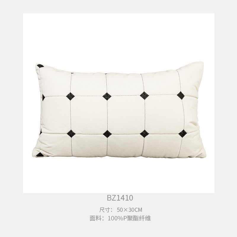 圣诞新年节日红色半边绒披毯沙发抱枕喜庆氛围客厅软装靠枕套靠垫